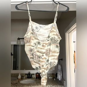 Size small American eagle cropped tank top